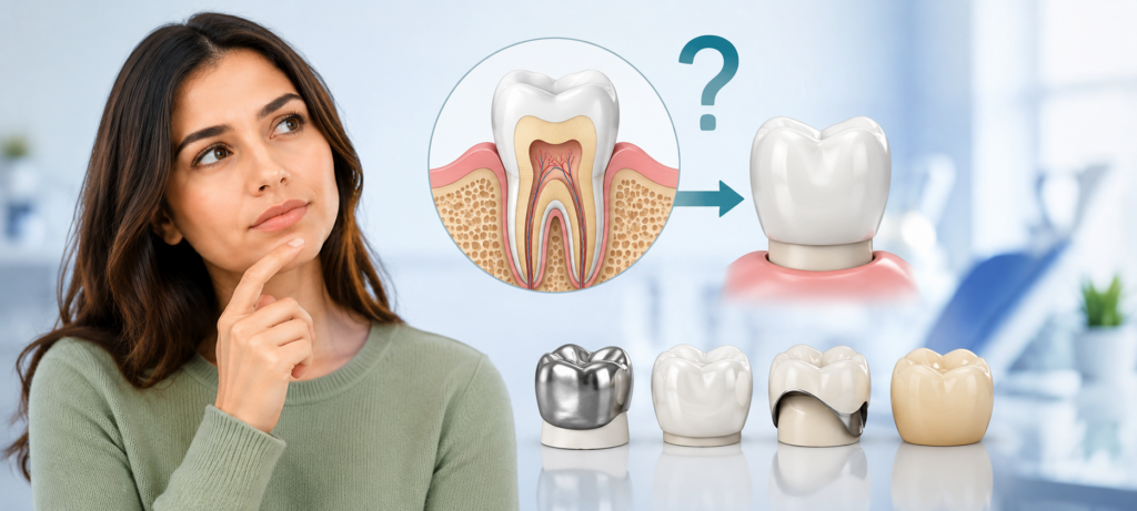 Types of dental crowns